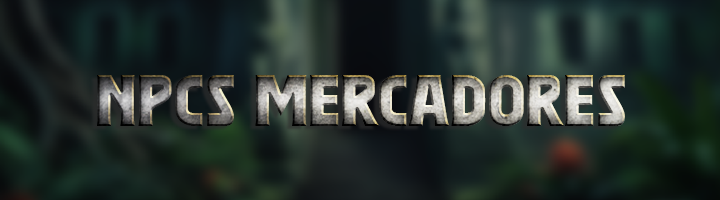 NPCs Mercadores Banner